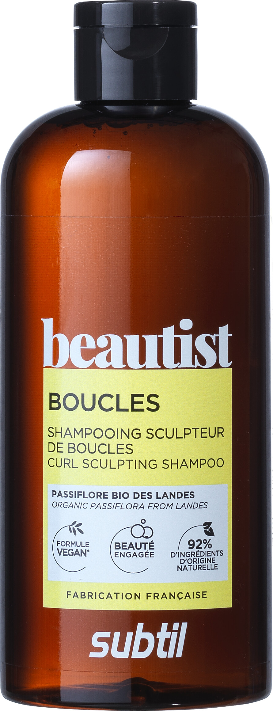 Billede af Subtil Beautist - Curl Sculpting Shampoo - Organic Passiflora 300 Ml
