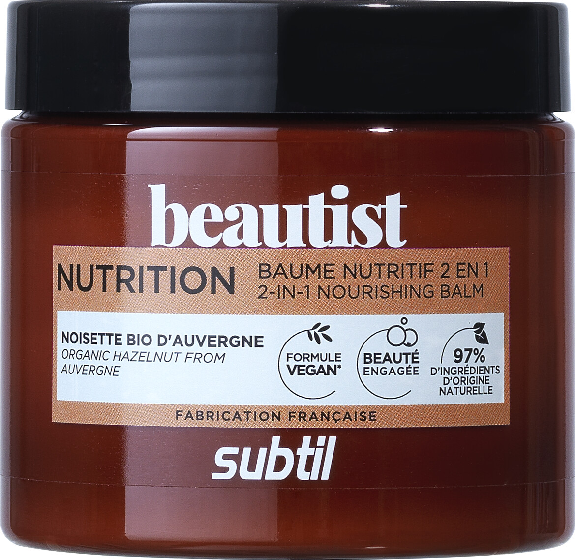 Se Subtil Beautist - 2-in-1 Nourishing Balm - Organic Hazelnut 250 Ml hos Gucca.dk