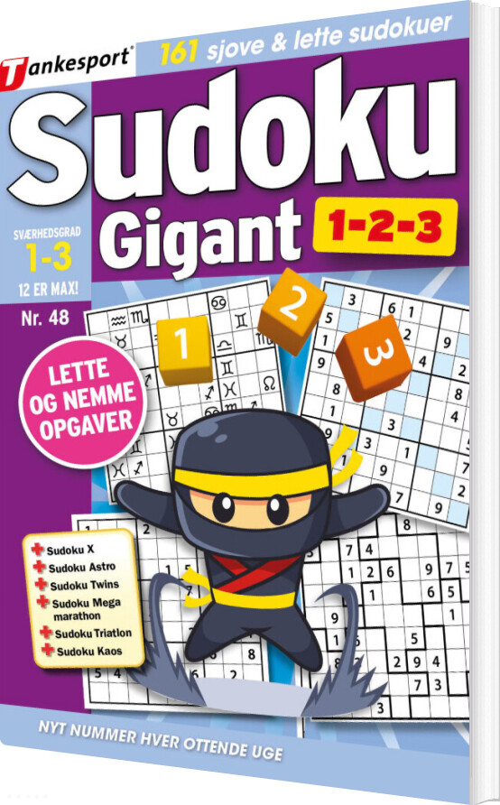 Sudoku Gigant 1,2,3 - Tankesport - Bog