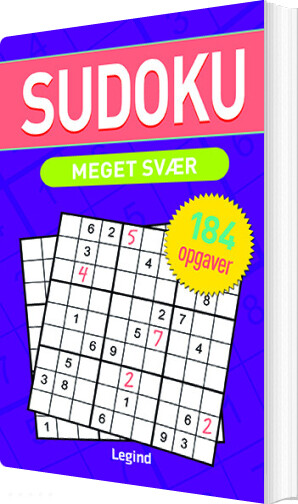 Sudoku - Meget Svær - Diverse - Bog