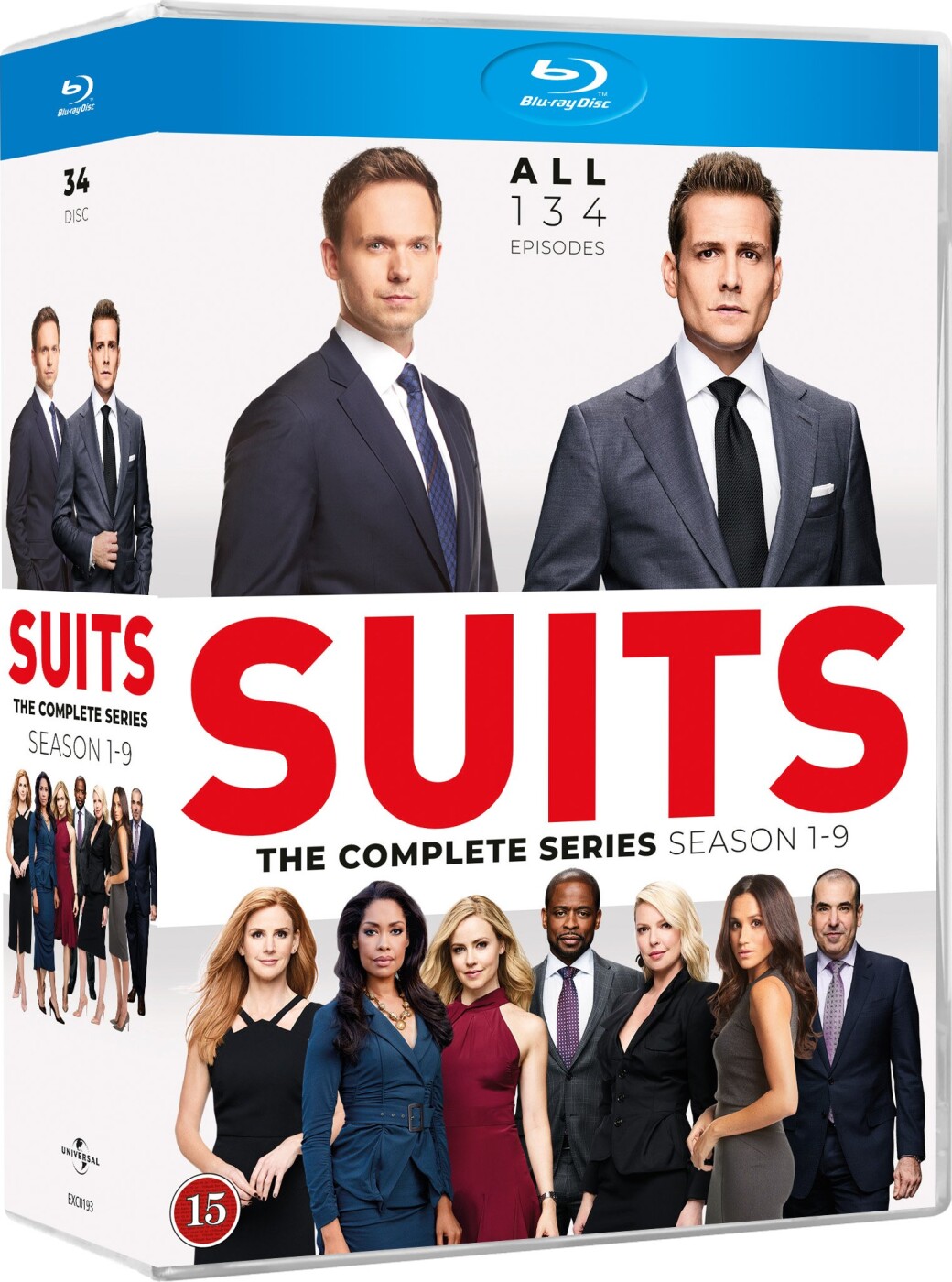 Suits Complete Collection S1 - S9 - Blu-Ray - Tv-serie
