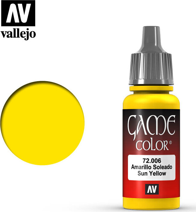Billede af Sun Yellow 18ml - 72006 - Vallejo hos Gucca.dk