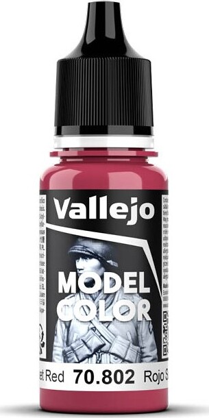 Vallejo - Model Color - Sunset Red Mat - 18 Ml - 70802