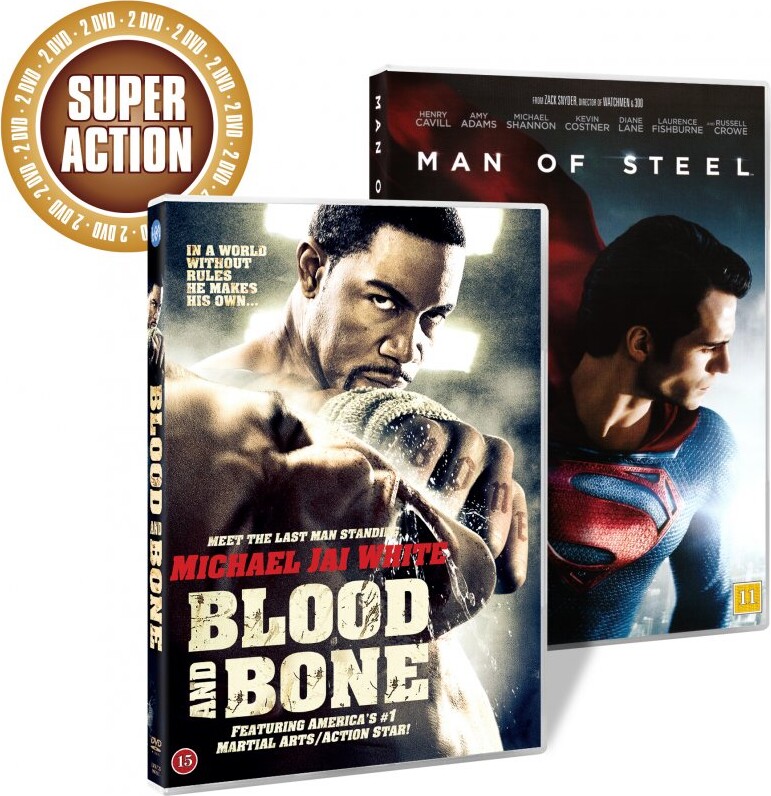 Blood And Bone // Man Of Steel - DVD - Film