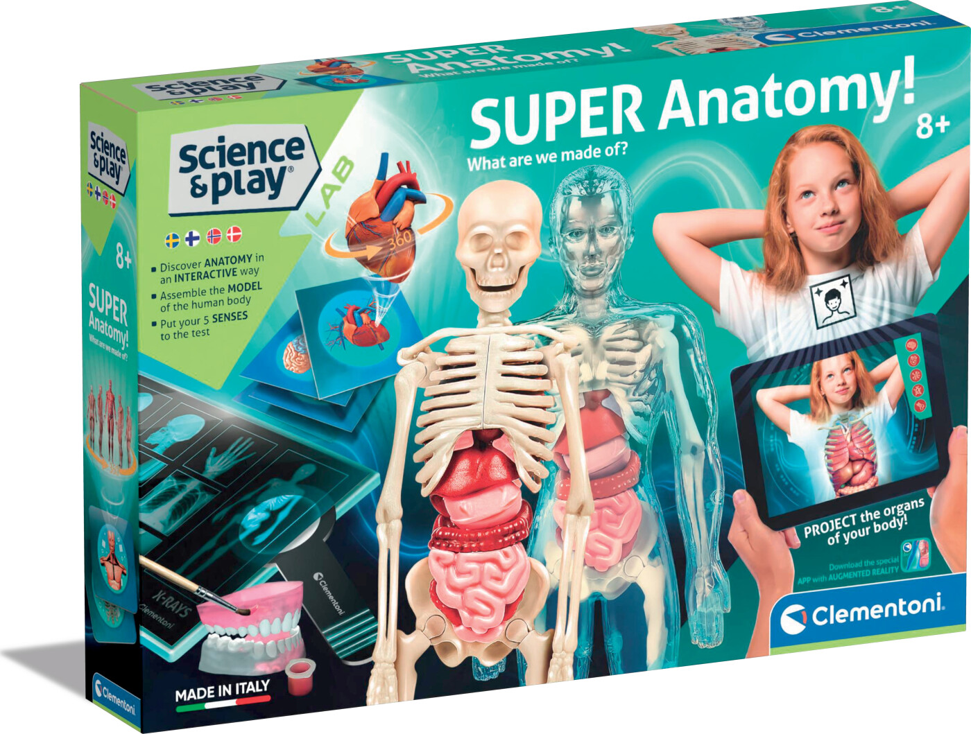 #3 - Clementoni - Anatomi Legesæt - Anatomy Lab - Science & Play