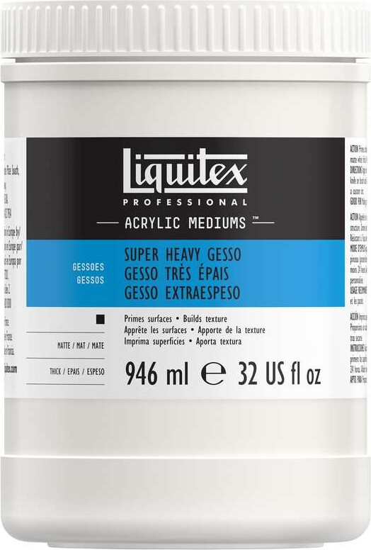 Liquitex - Gesso - Super Heavy - Mat - 946 Ml