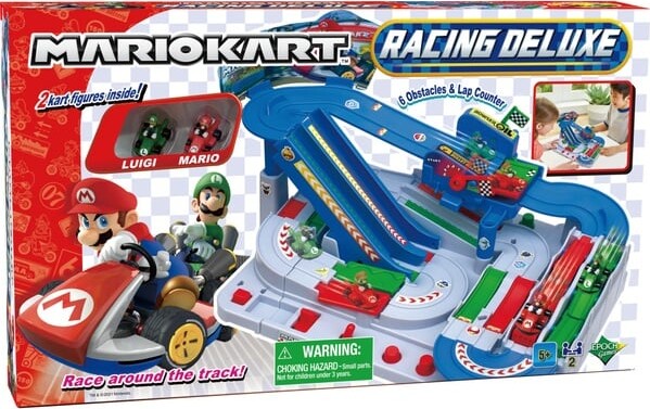 Billede af Mario Kart - Racing Deluxe Racerbane Legesæt - Inkl. 2 Racerbiler hos Gucca.dk