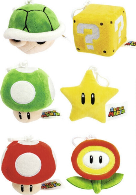 Super Mario - Bamse Med Taske-clip - Overraskelse