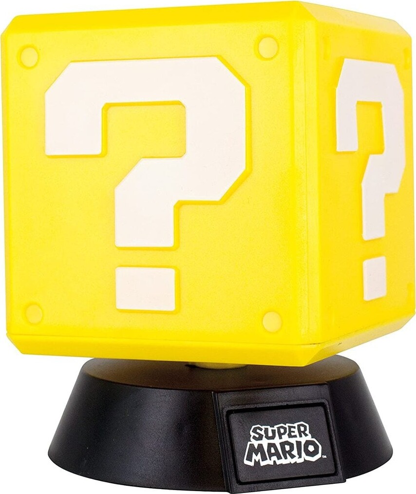 Se Super Mario - Question Block 3d Lampe hos Gucca.dk