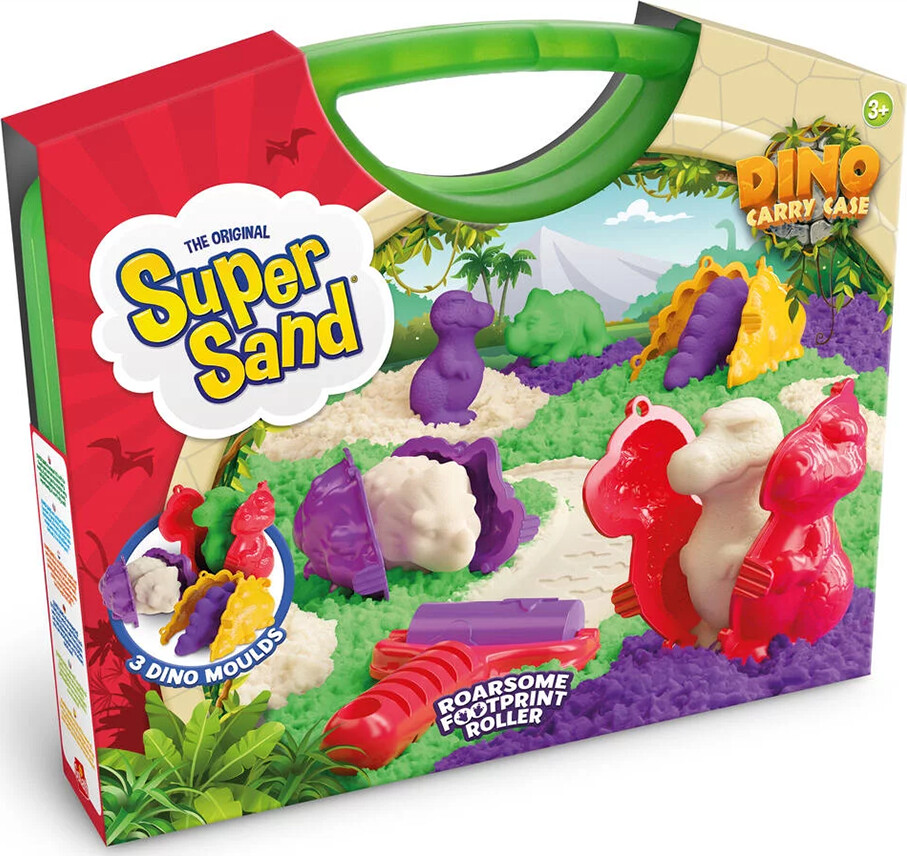 Super Sand - Dinosaur Carry Case Playset