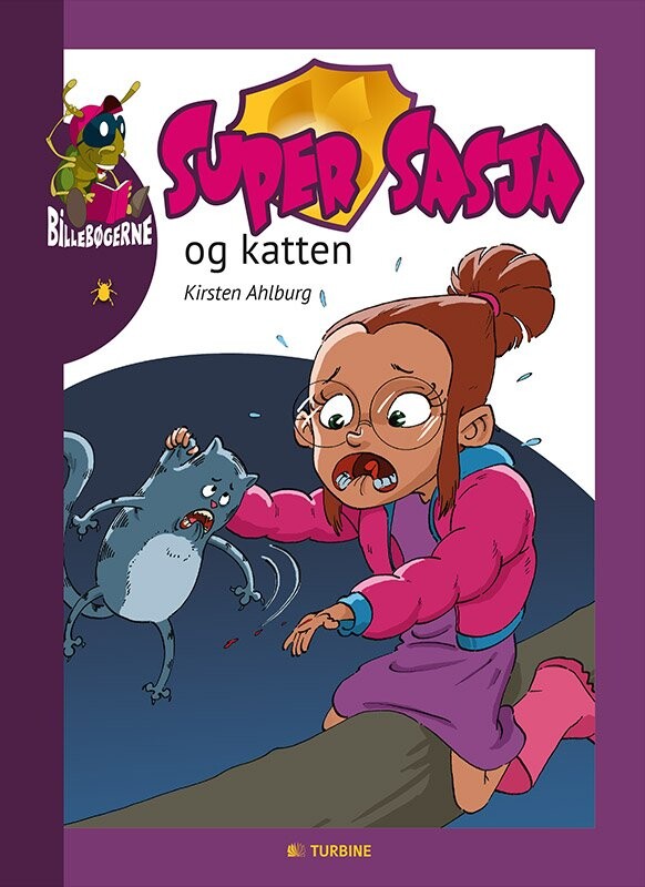 Billede af Super Sasja Og Katten - Kirsten Ahlburg - Bog