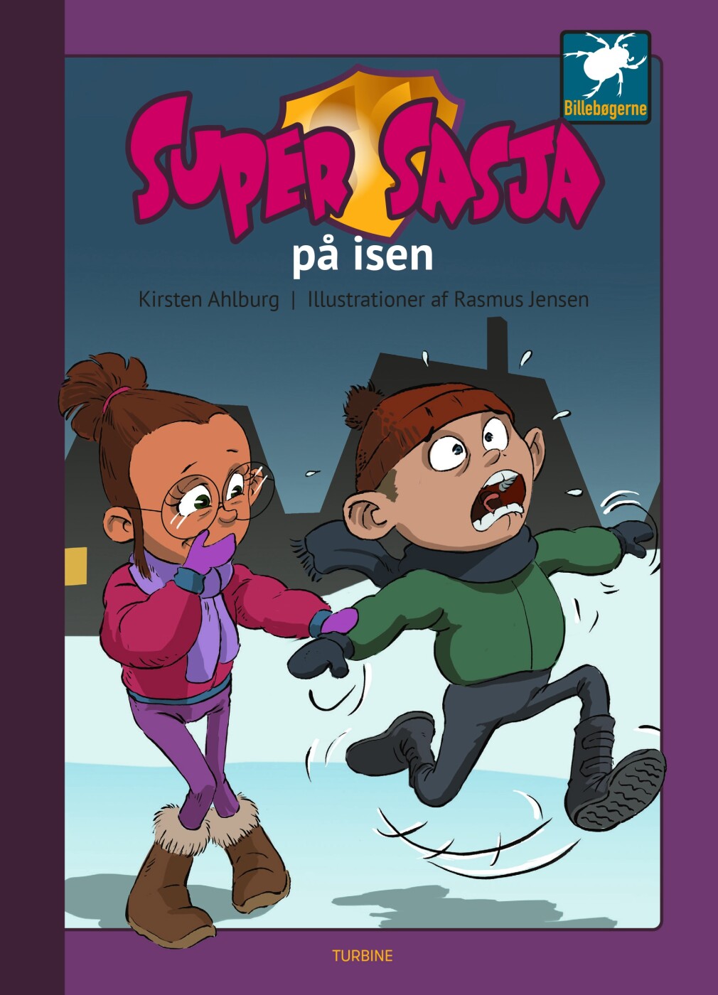 Billede af Super Sasja På Isen - Kirsten Ahlburg - Bog
