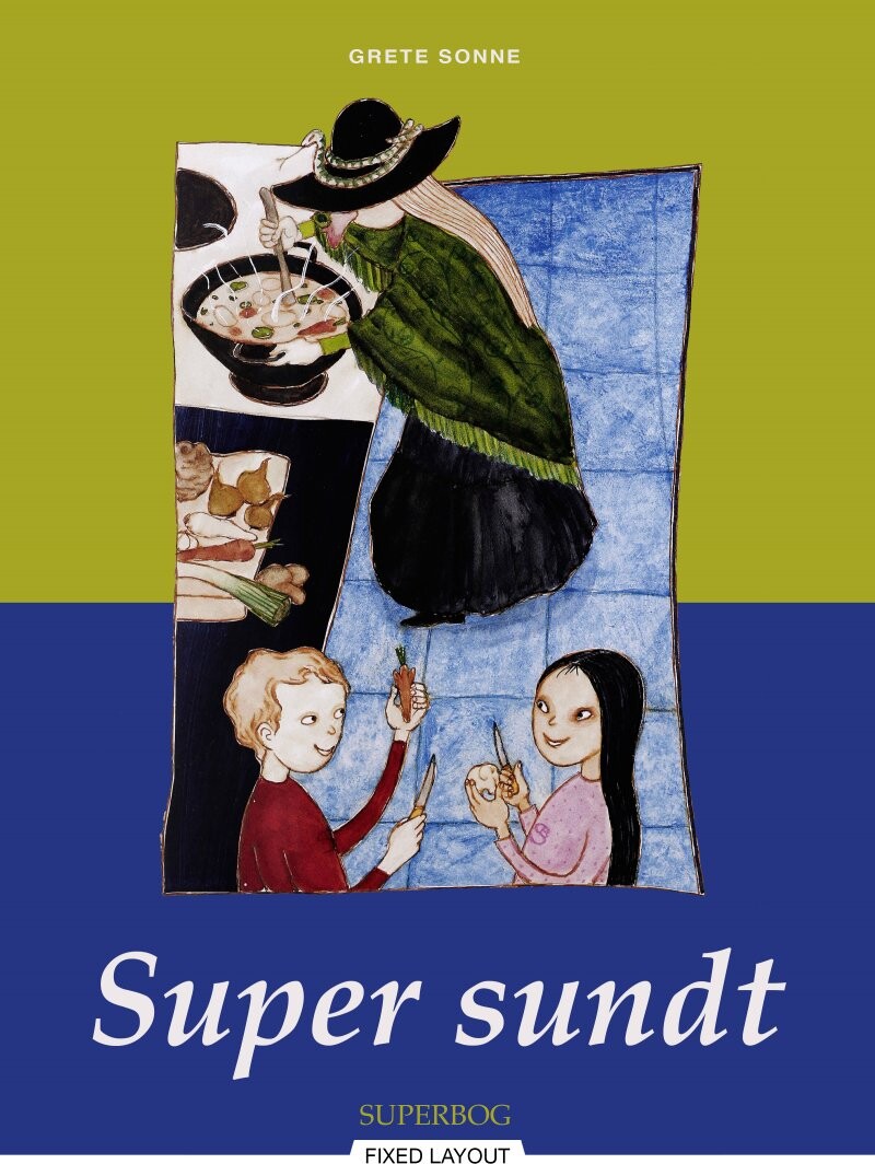 Billede af Superbørn, Super Sundt - Grete Sonne - Bog