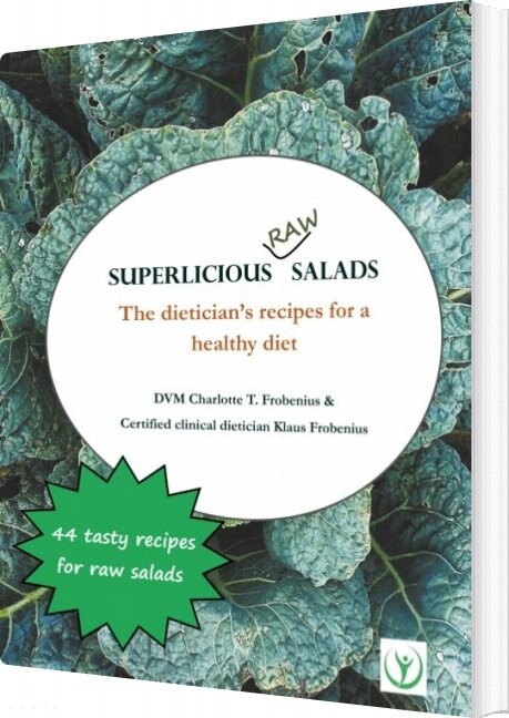 Billede af Superlicious Raw Salads - Charlotte T. Frobenius - English Book
