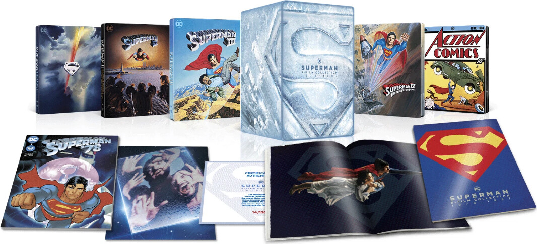 Superman 1-4 - Steelbook Box - 4K Blu-Ray