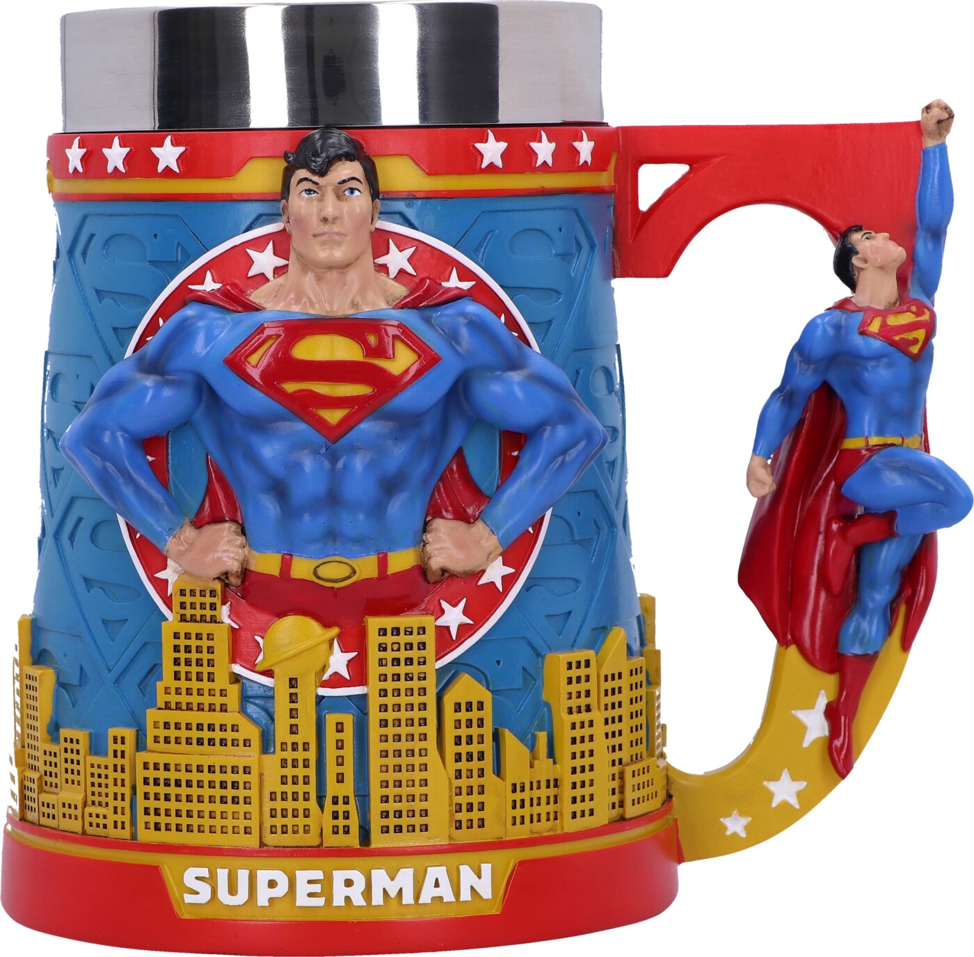 Se Superman Krus - Man Of Steel - 15,5 Cm hos Gucca.dk