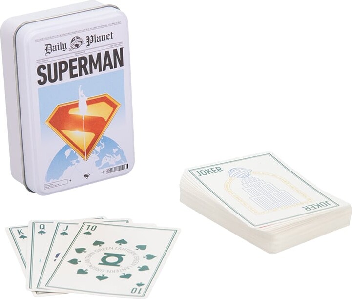 Paladone Superman Playing Cards in a Tin