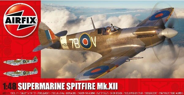 Billede af Airfix - Supermarine Spitfire Mk.xii Fly Byggesæt - 1:48 - A05117a