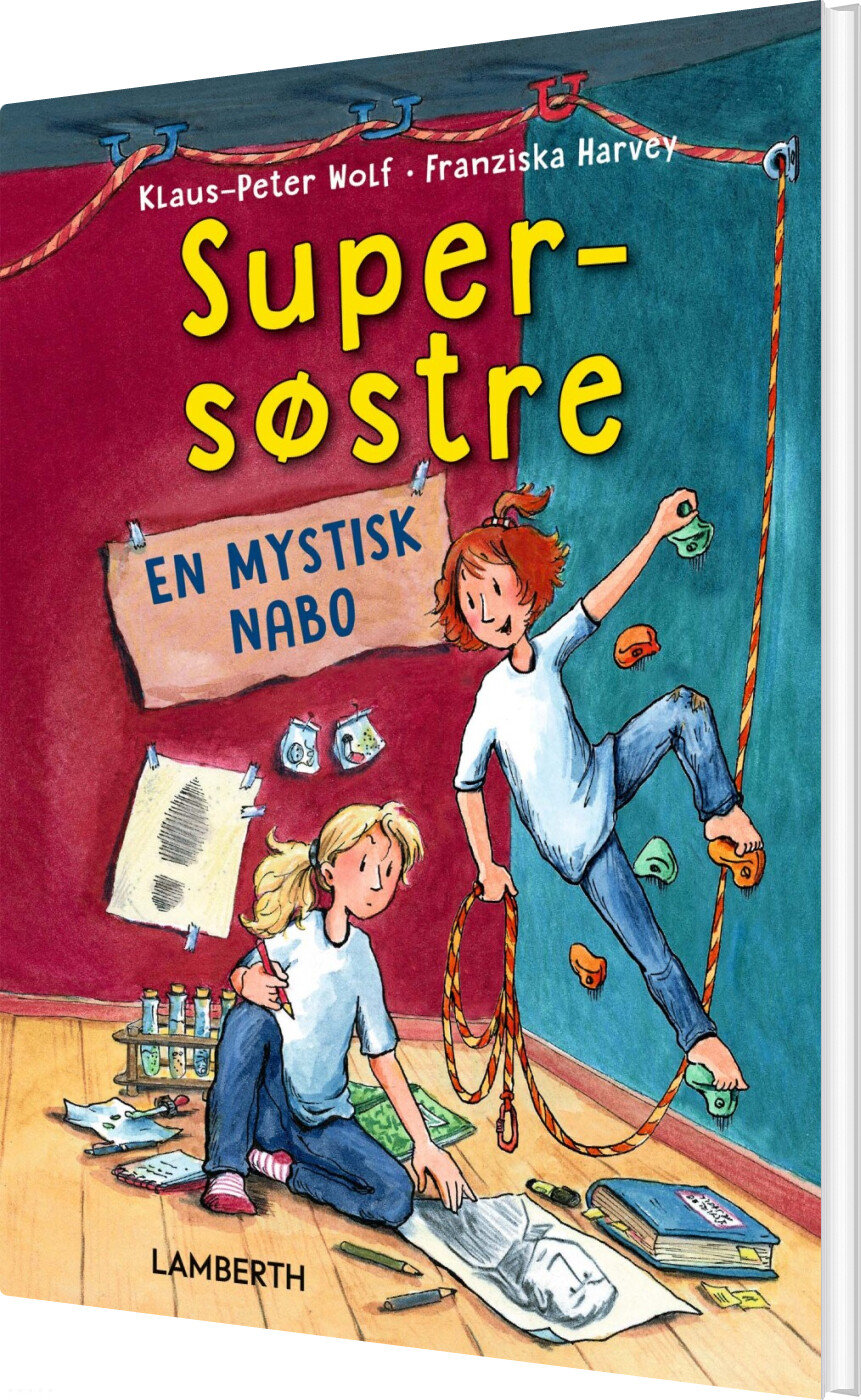 Billede af Supersøstre - En Mystisk Nabo - Klaus-peter Wolf - Bog