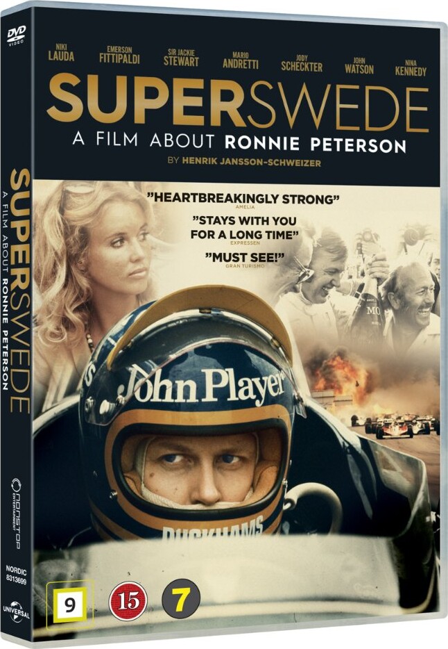 Superswede: En Film Om Ronnie Peterson - DVD - Film