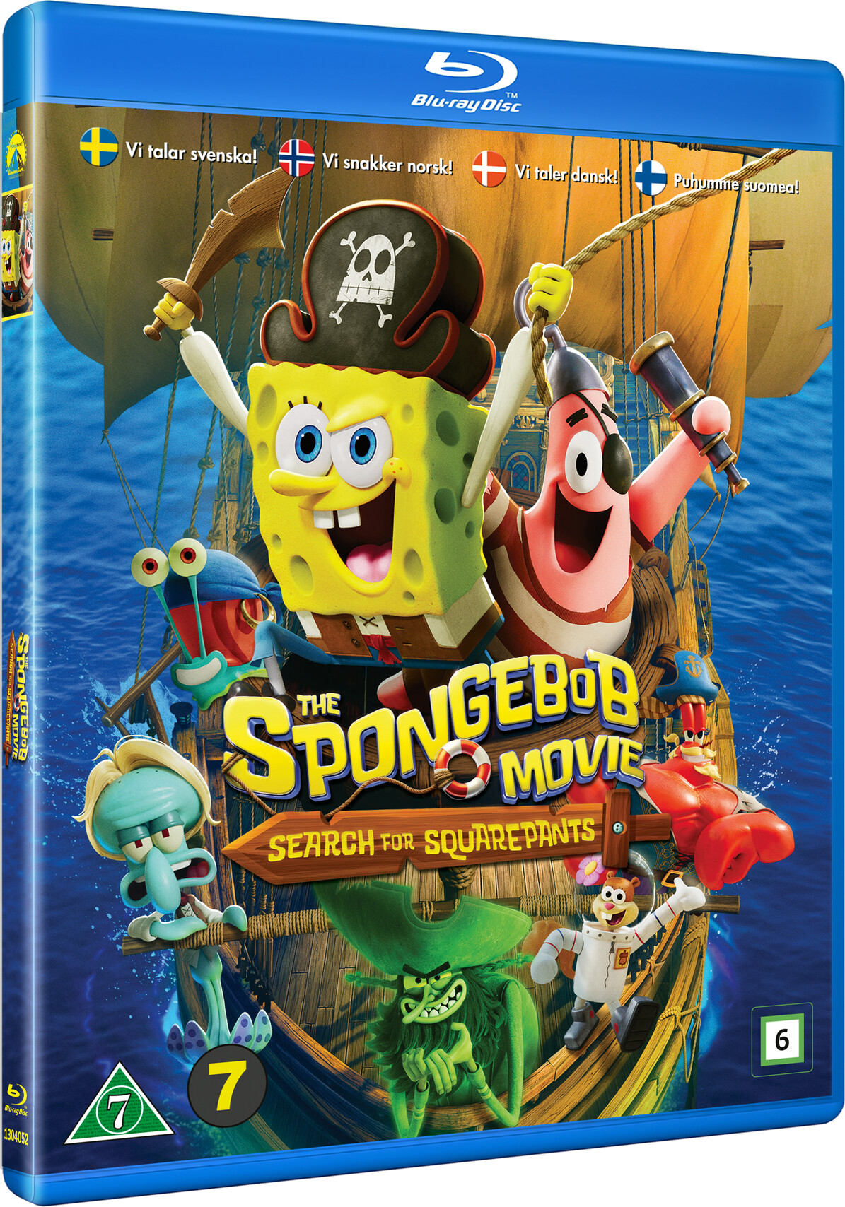 Svampebob Filmen - Jagten På Firkant - Blu-Ray
