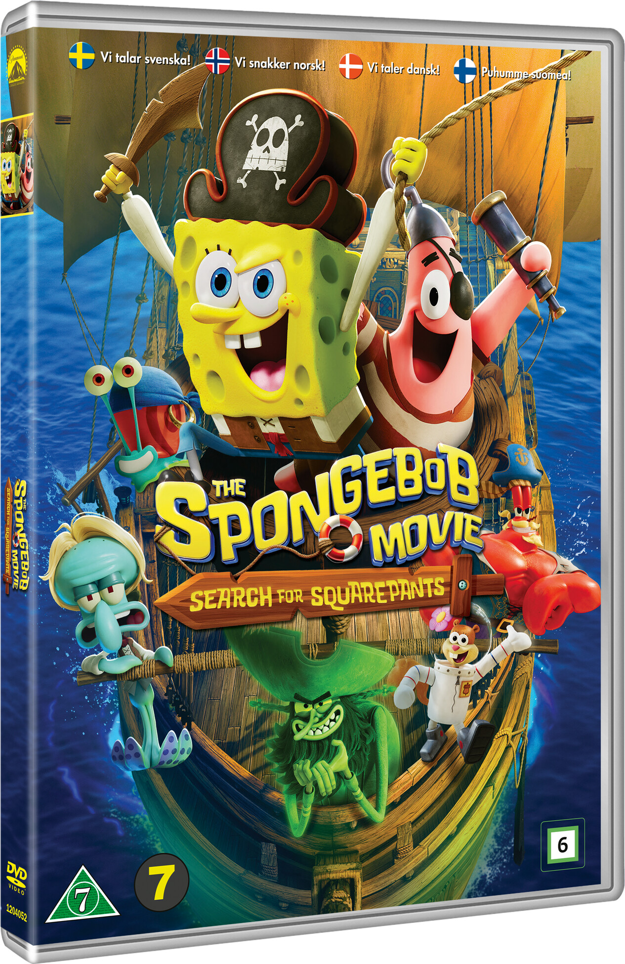 Svampebob Filmen - Jagten På Firkant - DVD - Film