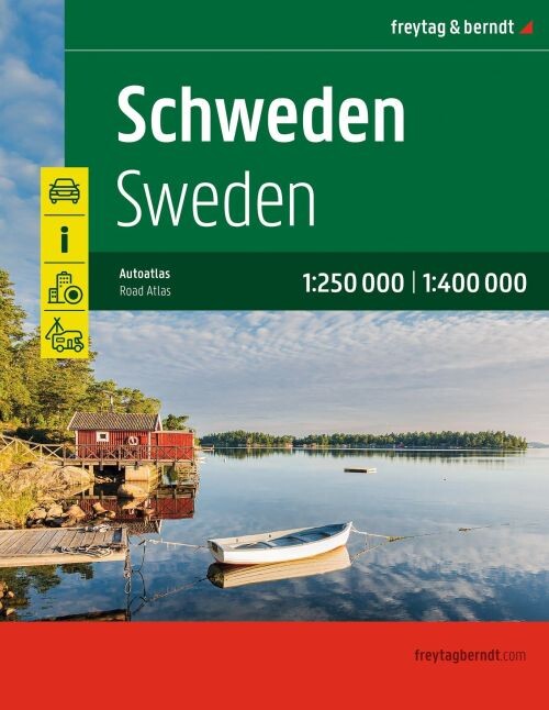 Sverige Bilatlas - Sweden Road Atlas - Schweden Autoatlas - English book