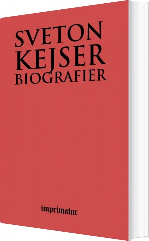 Sveton Kejserbiografier - Gaius Suetonius Tranquillus - Bog