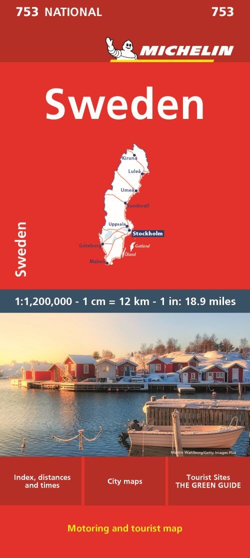 Michelin Kort - Sweden - English book