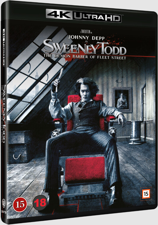 Sweeney Todd: Den Djævelske Barber Fra Fleet Street - 4K Blu-Ray