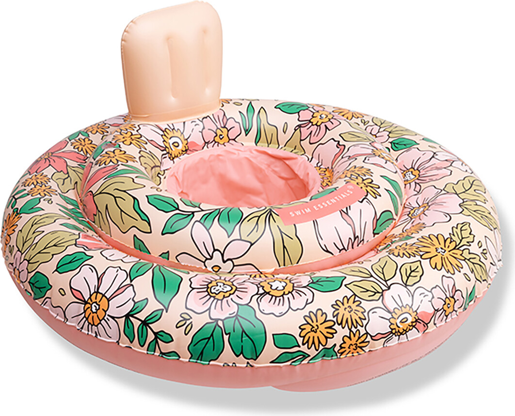 Swim Essentials - Baby Badering - 0-1 år - 69 Cm - Blomster