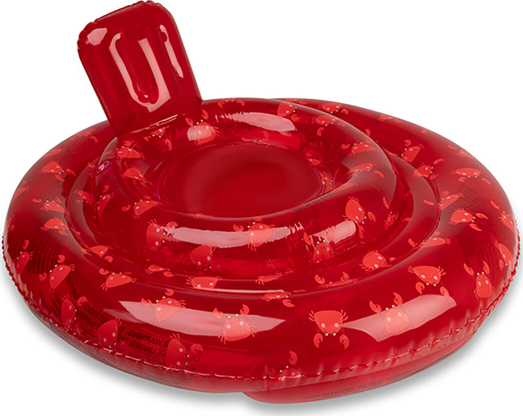 Swim Essentials - Baby Badering - 0-1 år - 69 Cm - Krabber - Rød