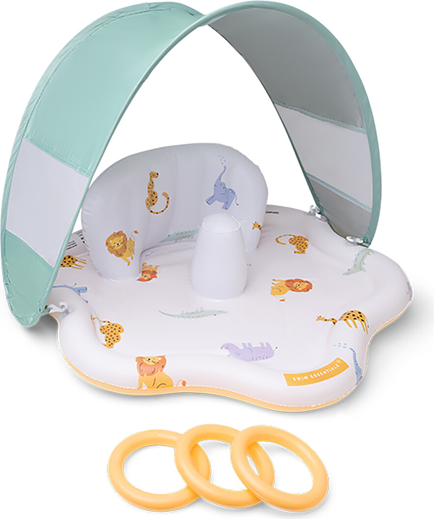 Swim Essentials - Baby Plaskestol Med Skygge - Wild Life