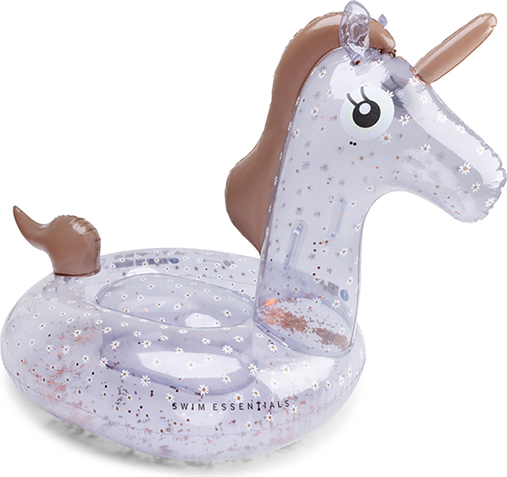 Swim Essentials - Badedyr 142 Cm - Daisy Flowers Unicorn