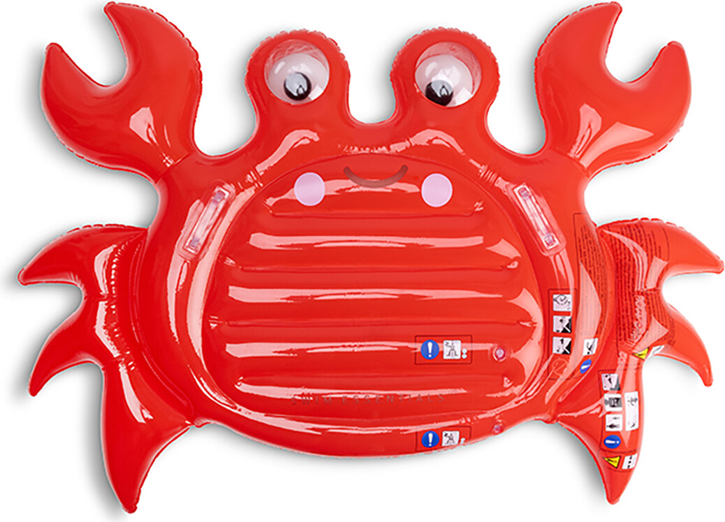 Swim Essentials - Badeflyder 140 Cm Med Håndtag - Oh Crab