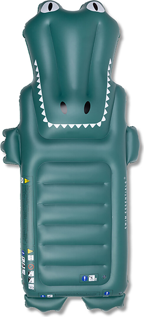 Swim Essentials - Badeflyder 177 Cm - Green Crocodile