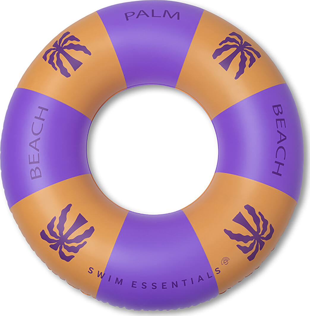 Swim Essentials - Badering Til Voksne - 120 Cm - Palmer - Lilla