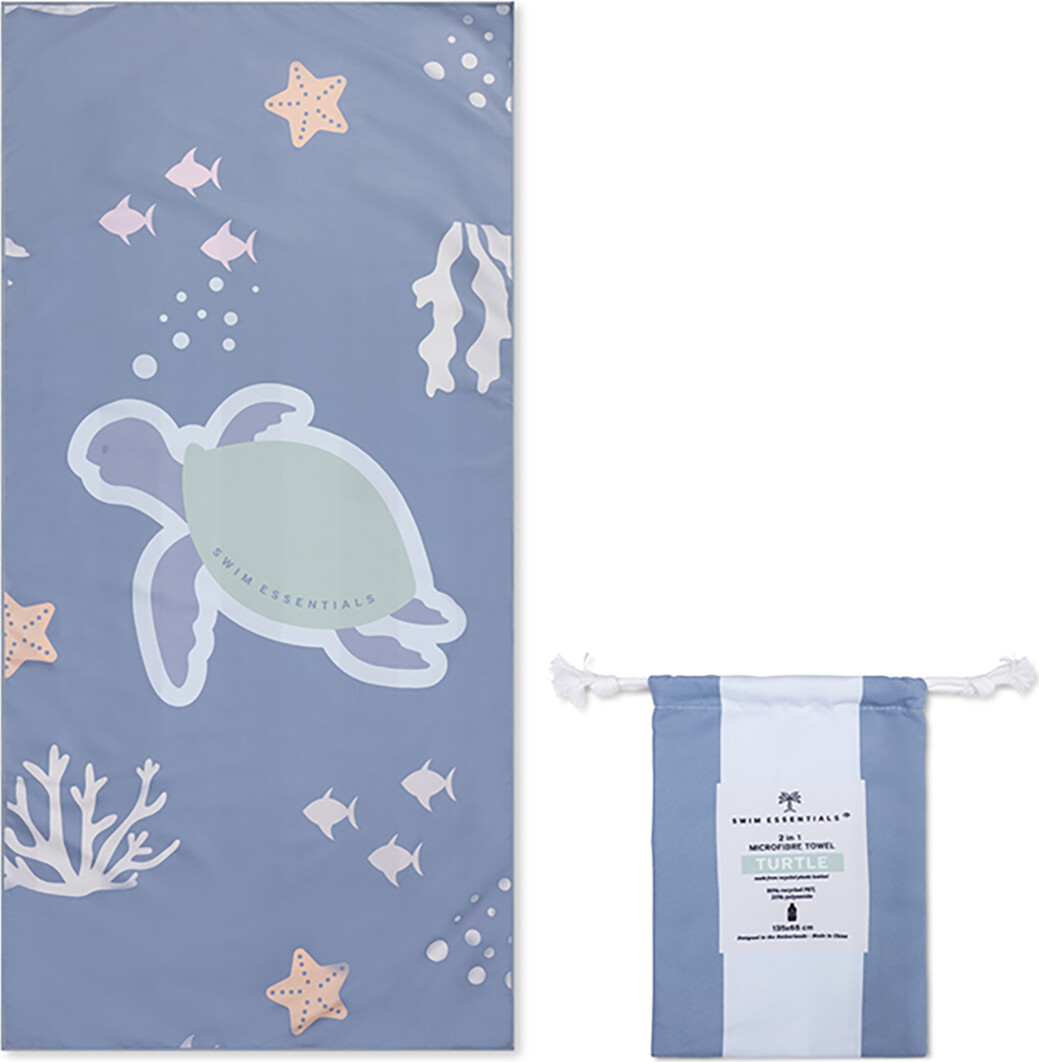 Swim Essentials - Strandhåndklæde 135 Cm - Coral Bliss