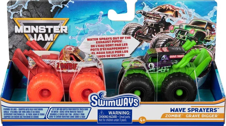 Swimways - Monster Jam Riptide Racere2pk Assorterede
