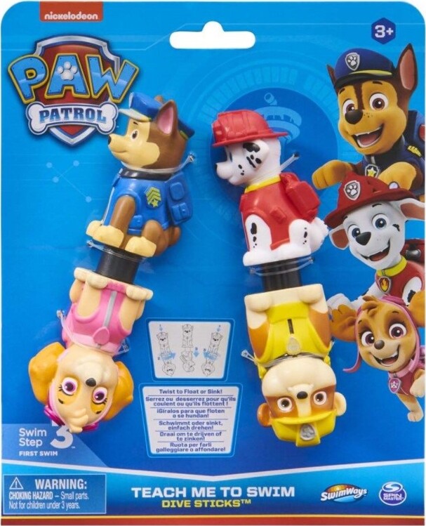 Swimways - Paw Patrol Dykkeleg - 4 Figurer