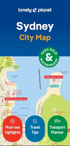 Sydney City Map - Lonely Planet - English Book