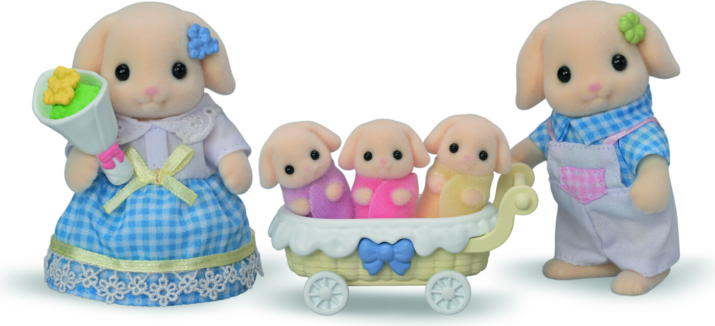 Sylvanian Families Figurer - Flora Kanin Familie - 5735