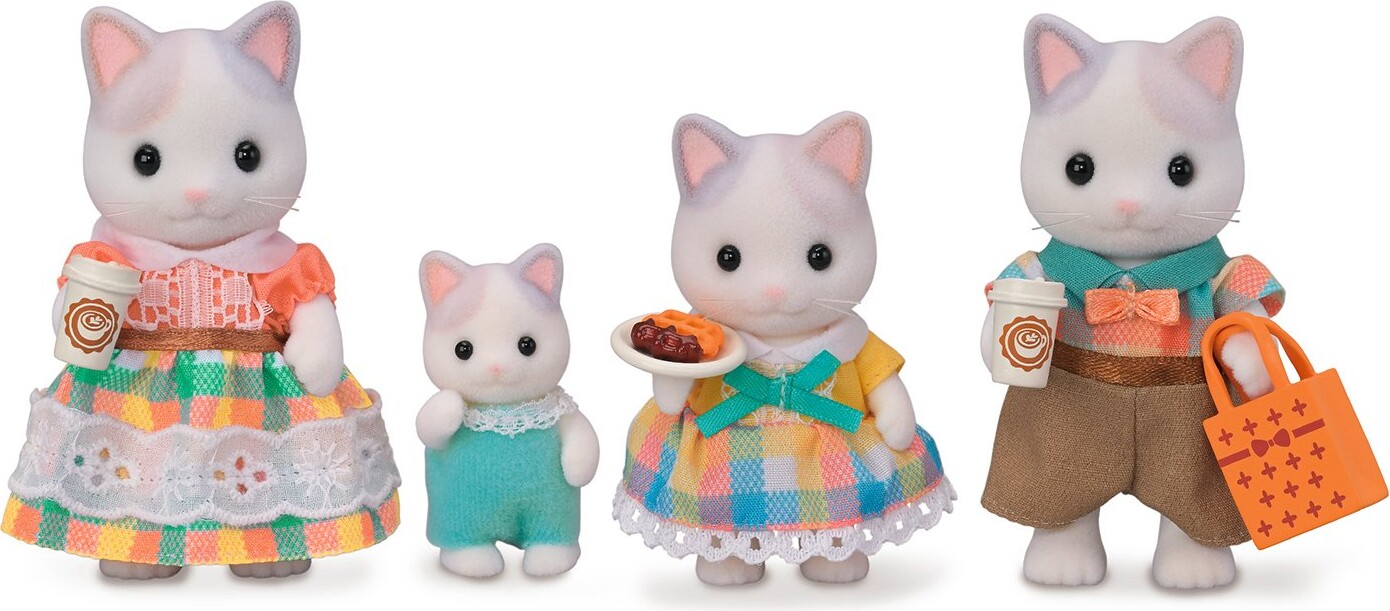 Sylvanian Families Figurer - Latte Kattefamilie - 5738