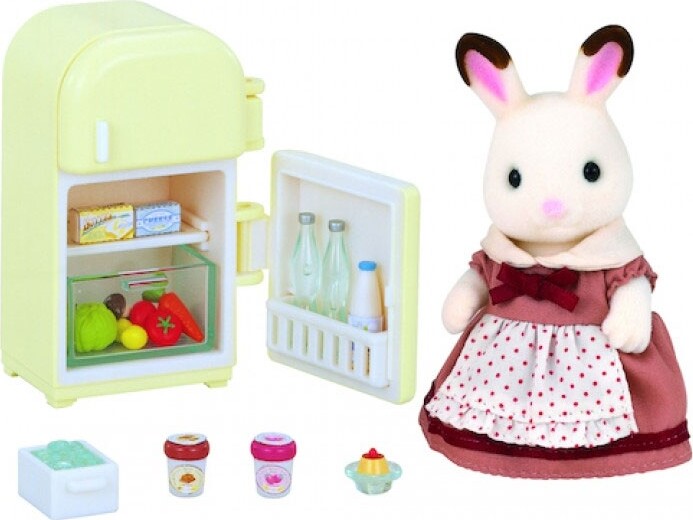Sylvanian Families - Køleskabssæt Med Mor Kanin