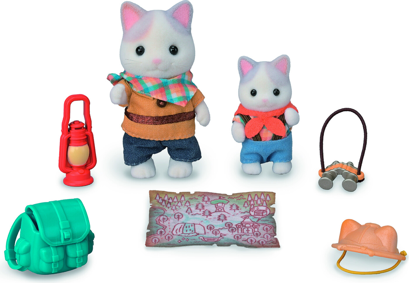 Sylvanian Families - Spændende Opdagelsessæt -latte Cat Bror & Baby (5763)