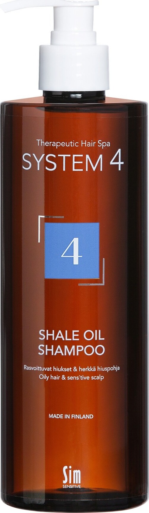 System 4 - Shale Oil Shampoo 4 - 500 Ml | Se tilbud køb på Gucca.dk