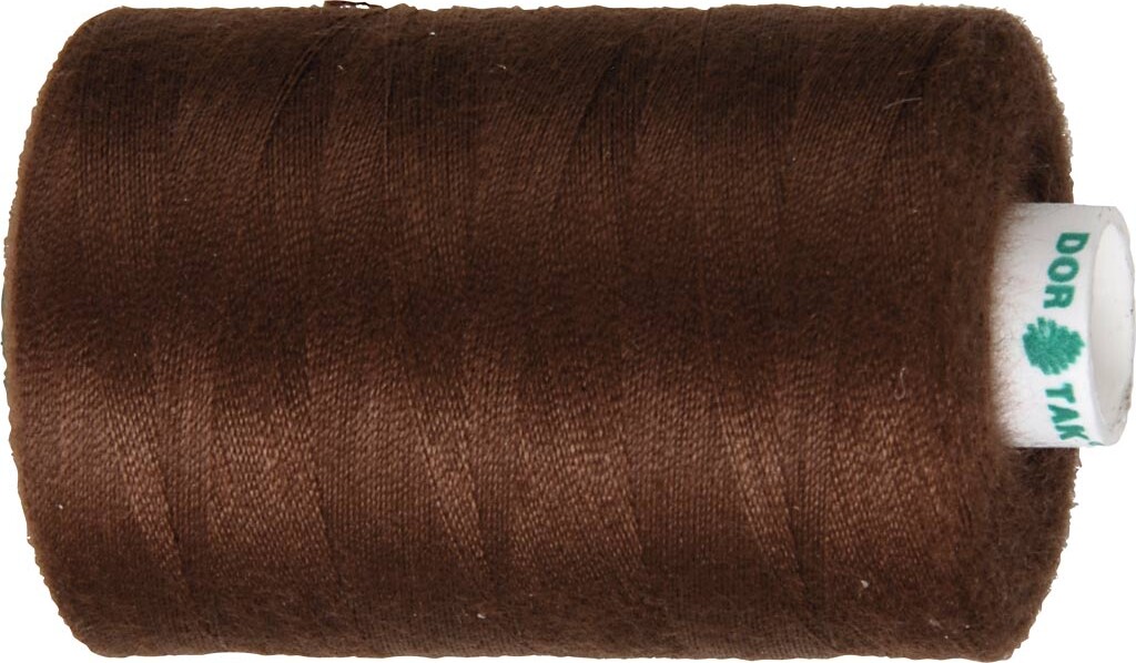 Sytråd - Polyester - Brun - 1000 M