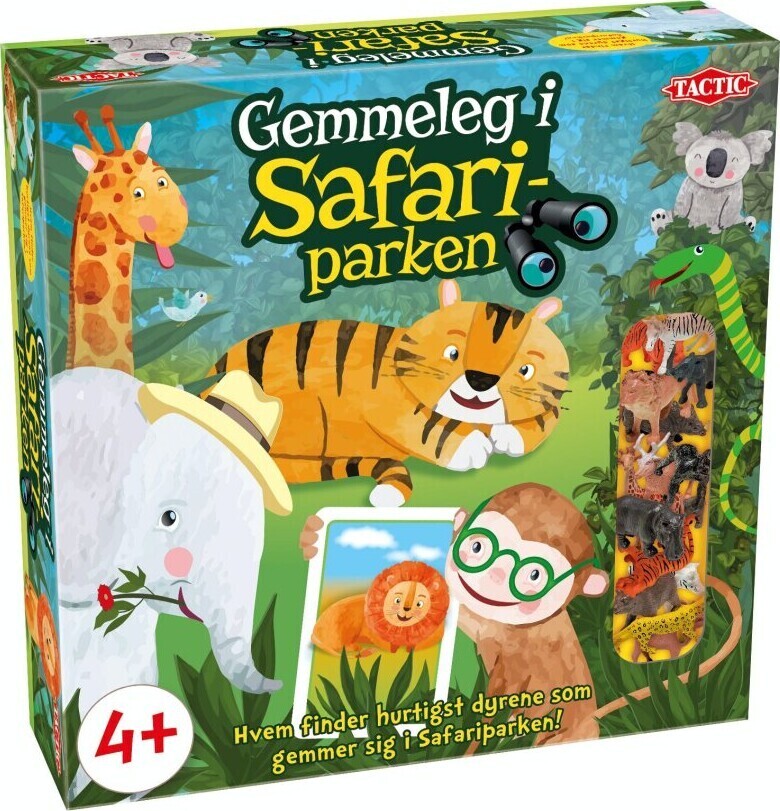 Gemmeleg I Safariparken - Brætspil Til Børn