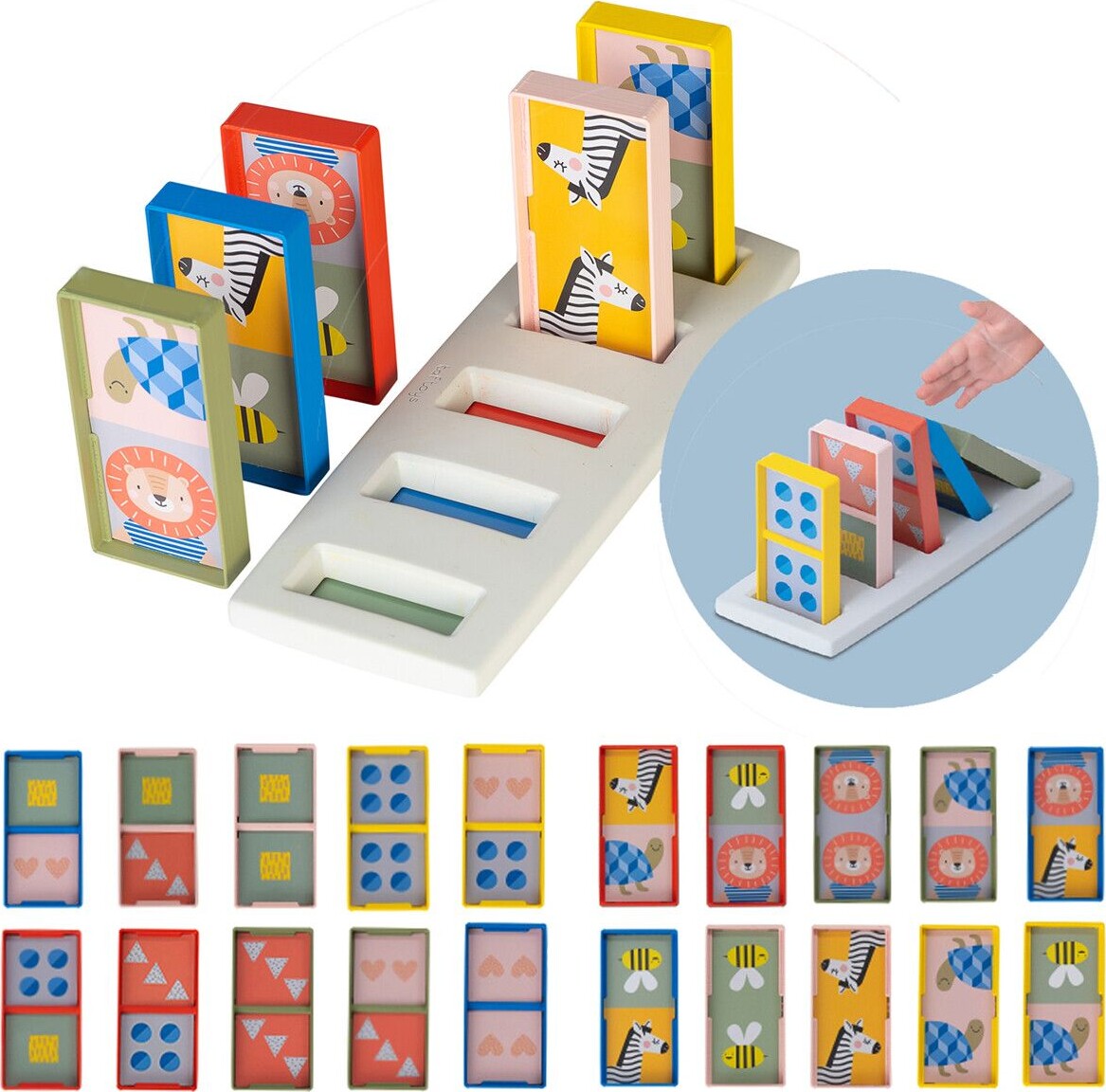 Taf Toys - Mit Første Domino Spil Til Børn