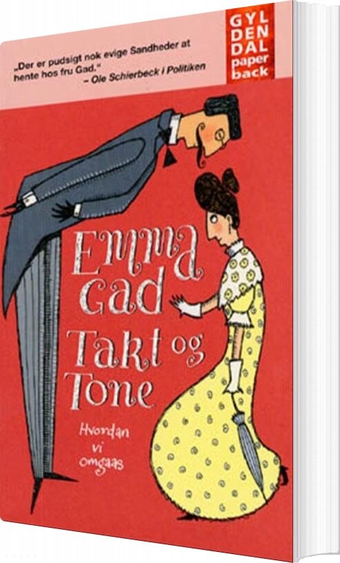 Billede af Takt Og Tone - Emma Gad - Bog